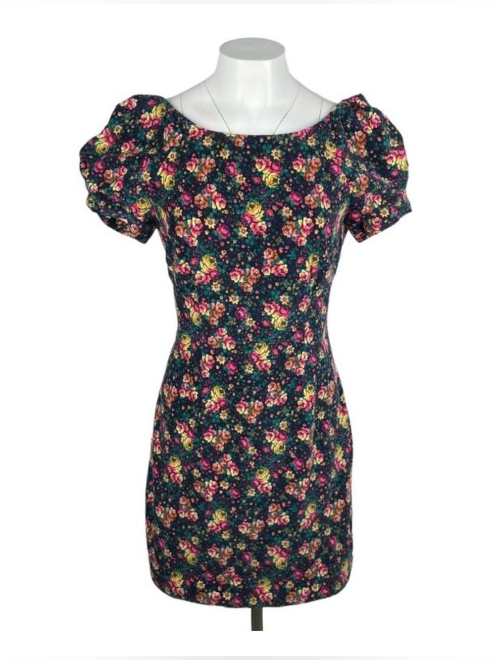 FARM RIO Brazil Floral Puff Sleeve Dress